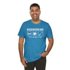 No App For That Unisex Woodworing Jersey T-Shirt