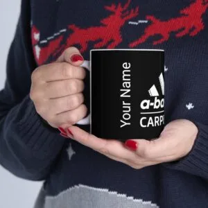 Personalized 11oz Badass Carpenter Coffee Mug, Great Gift