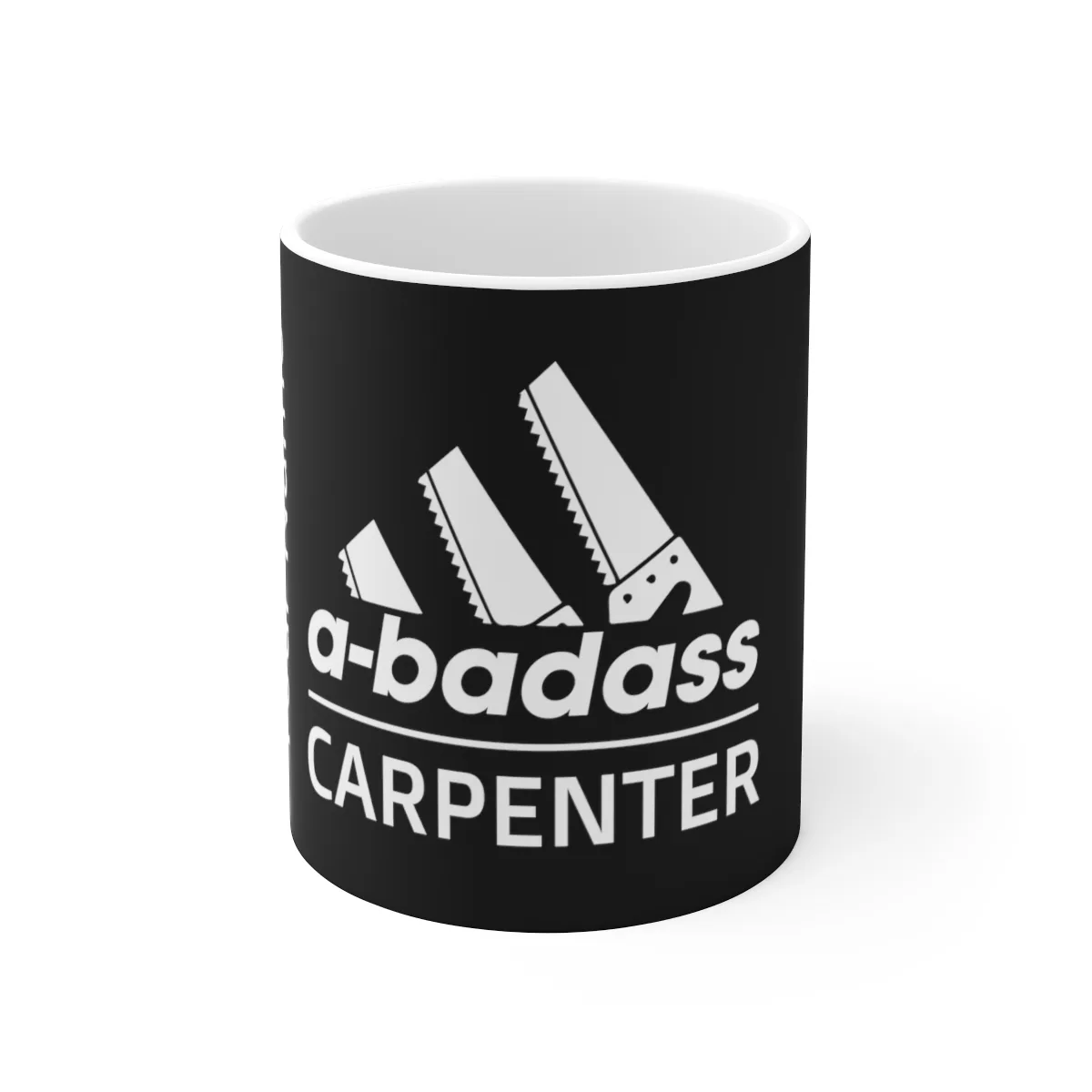 Personalized 11oz Badass Carpenter Coffee Mug, Great Gift - Image 2